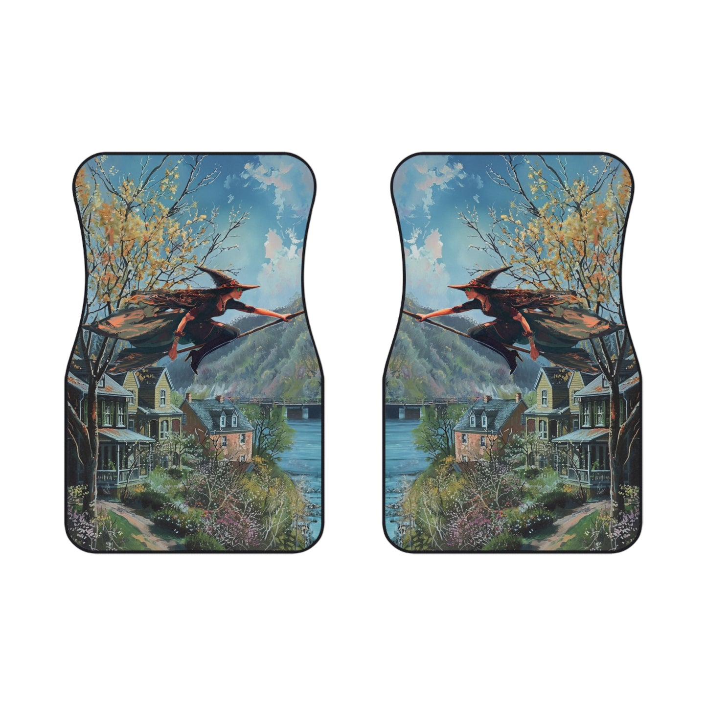 Magic Spring Witch Car Mats Front Set (2x Front)
